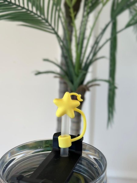 جلدة اكسسوار للكاسات نجوم ملون + غيمه (طقم 10 قطع)